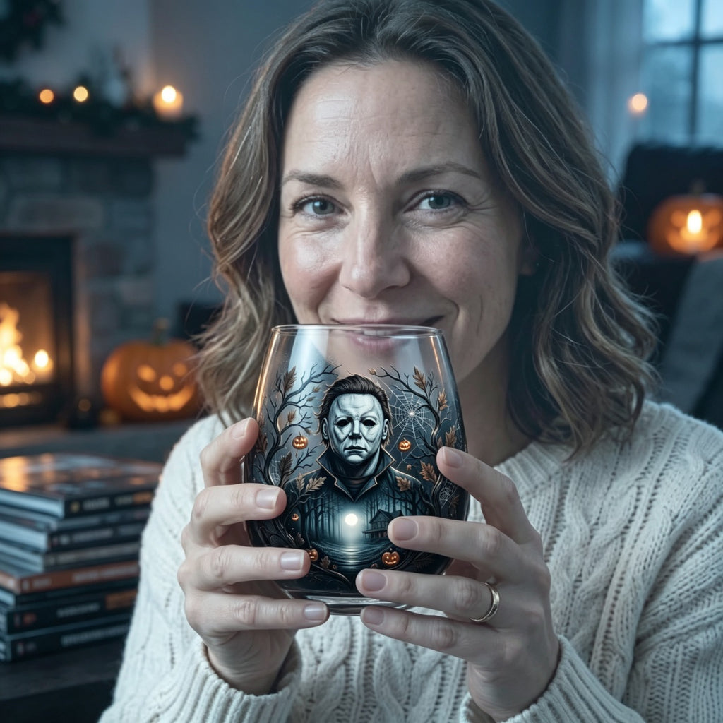 🔪Michael Myers Collectible Glass Cup—Limited Halloween Early Bird Price🎃
