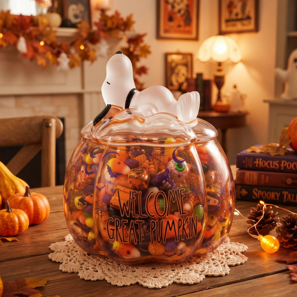 🎃🐾Snoopy Great Pumpkin Candy Jar—Limited Halloween Early Bird Price🎃
