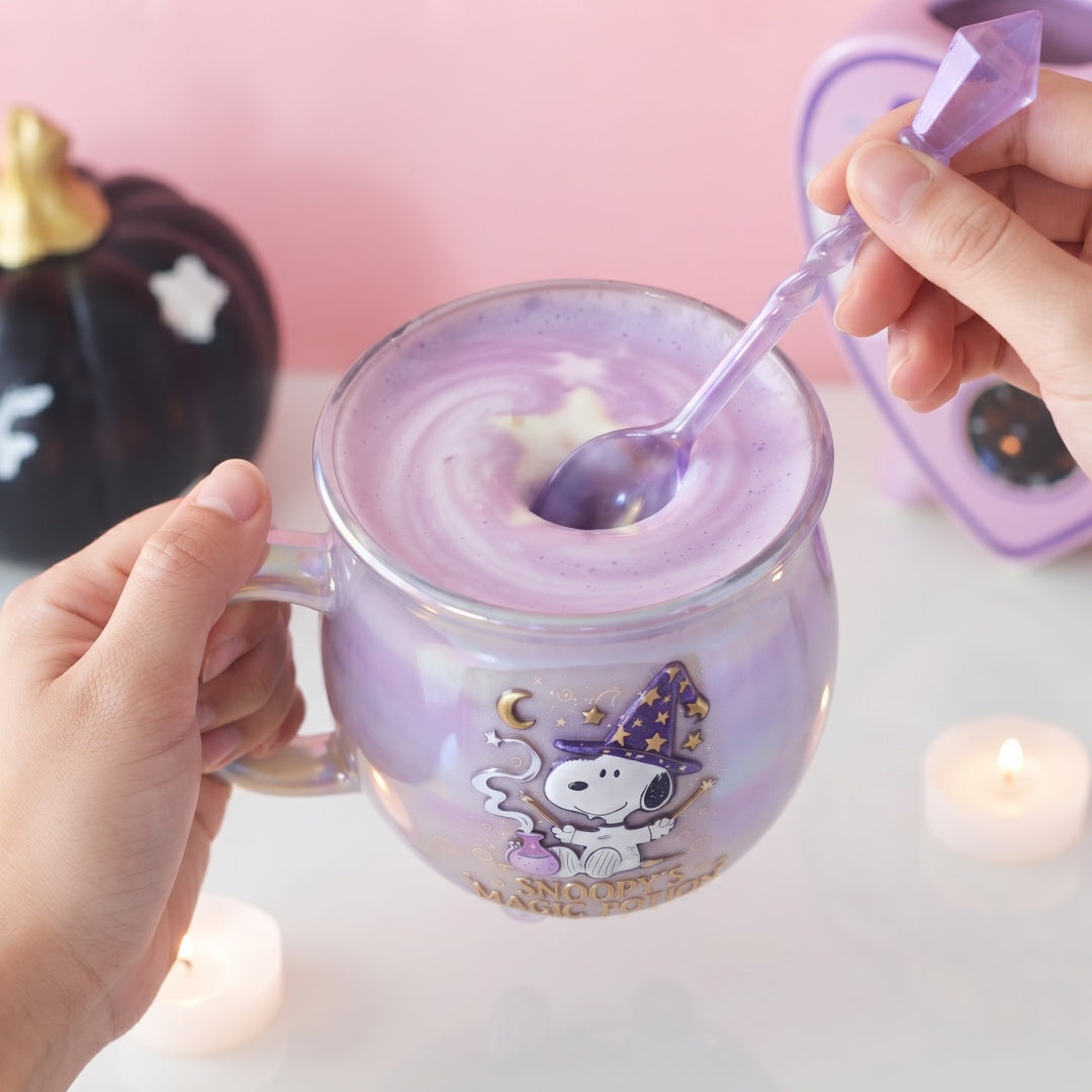 Snoopy Magic Potion Cauldron Glass Mug