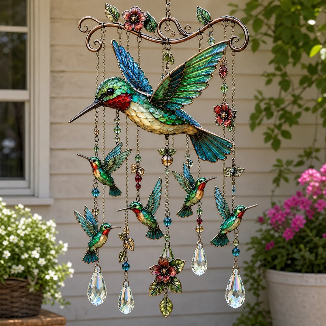 🔥Last Day 49% OFF - 🐦🎐Graceful Hummingbird Wind Chime