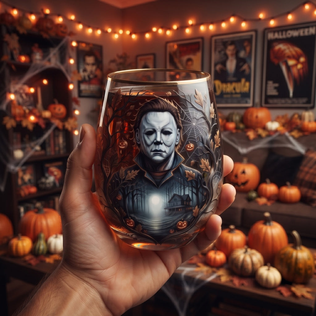 🔪Michael Myers Collectible Glass Cup—Limited Halloween Early Bird Price🎃