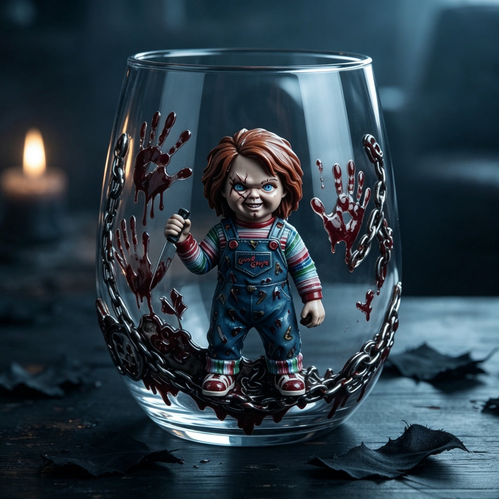 🔪Good Guys Chucky Collectible Glass Cup—Limited Halloween Early Bird Price🎃
