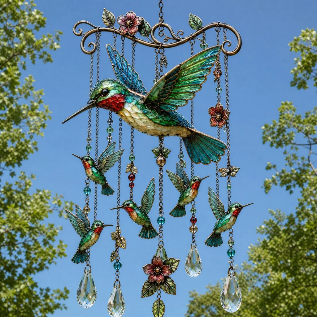 🔥Last Day 49% OFF - 🐦🎐Graceful Hummingbird Wind Chime