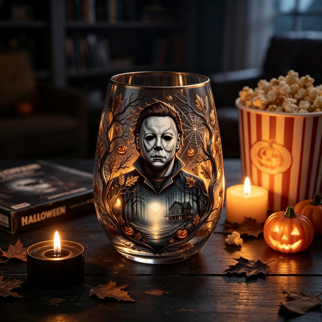 🔪Michael Myers Collectible Glass Cup—Limited Halloween Early Bird Price🎃