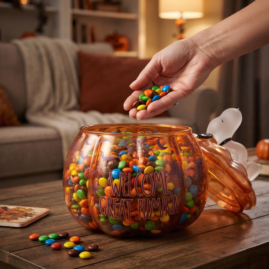 🎃🐾Snoopy Great Pumpkin Candy Jar—Limited Halloween Early Bird Price🎃
