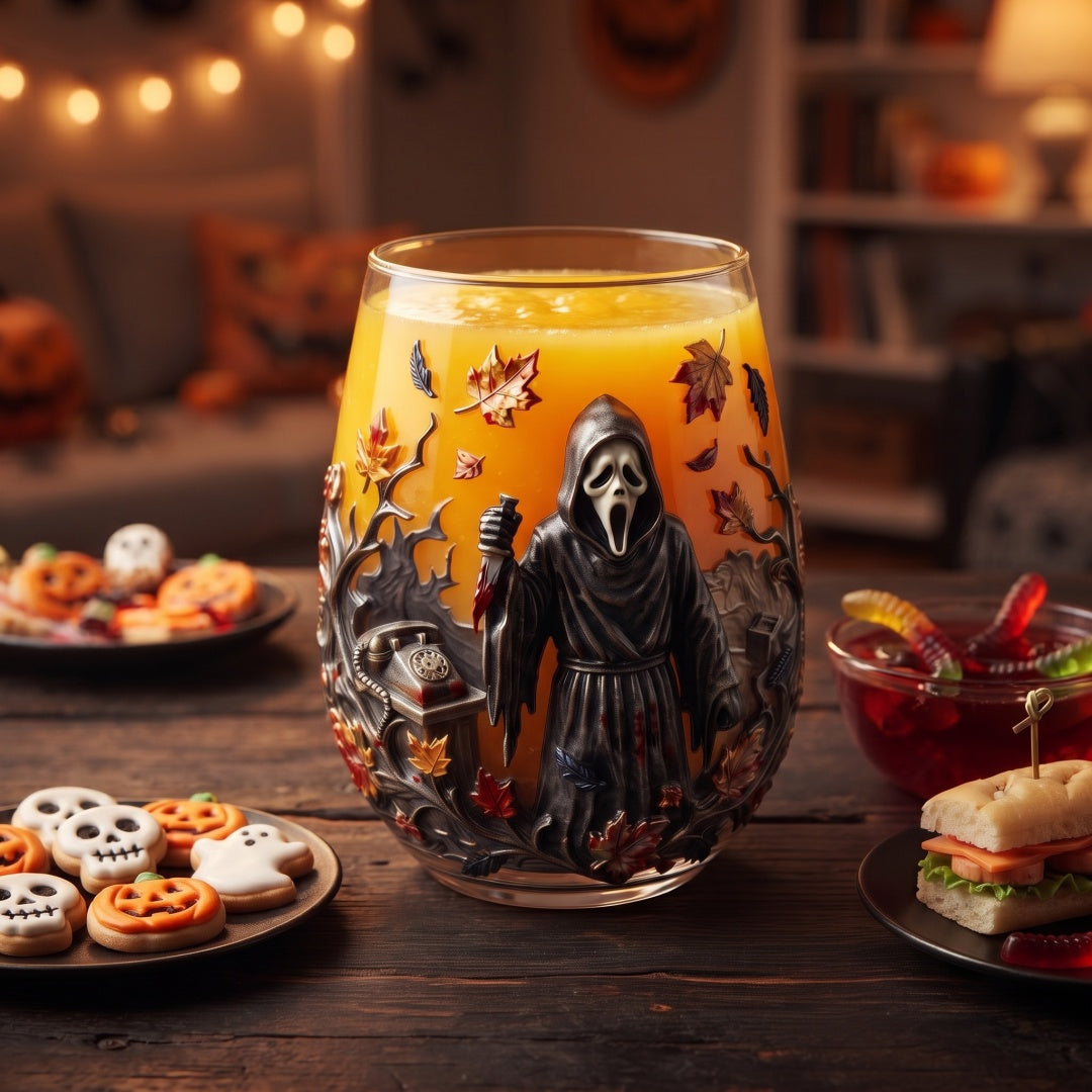 🔪Scream Ghostface Collectible Glass Cup—Limited Halloween Early Bird Price🎃