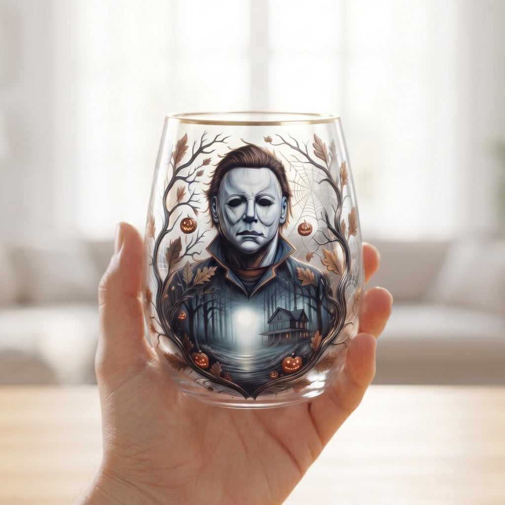 🔪Michael Myers Collectible Glass Cup—Limited Halloween Early Bird Price🎃