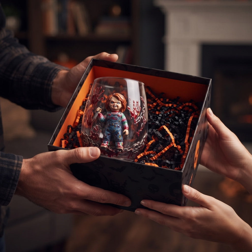 🔪Good Guys Chucky Collectible Glass Cup—Limited Halloween Early Bird Price🎃