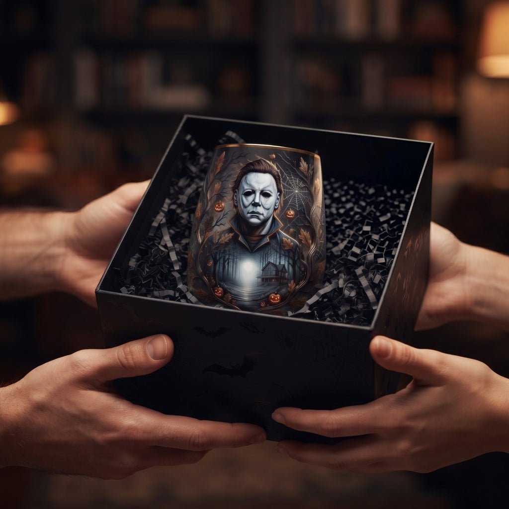 🔪Michael Myers Collectible Glass Cup—Limited Halloween Early Bird Price🎃