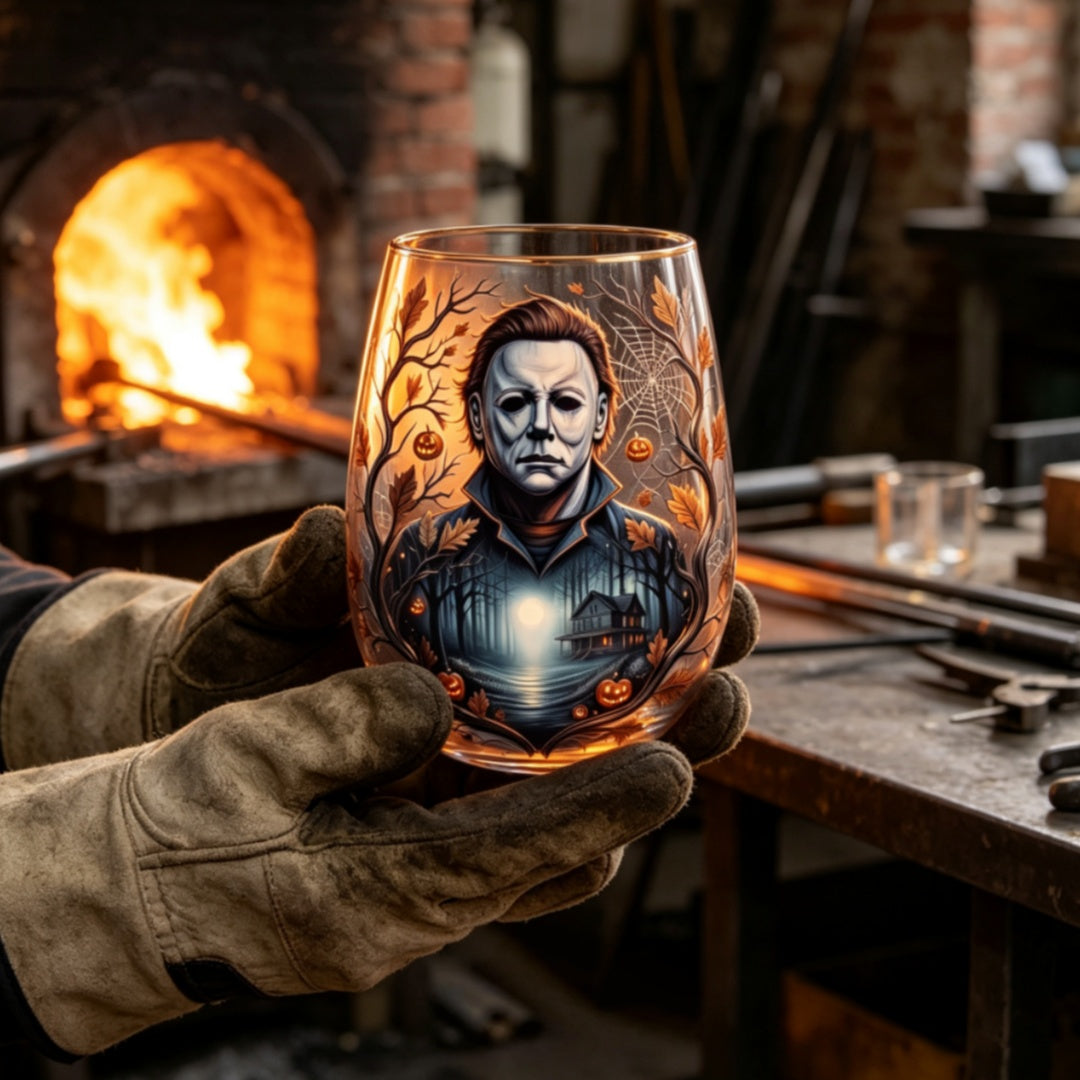 🔪Michael Myers Collectible Glass Cup—Limited Halloween Early Bird Price🎃