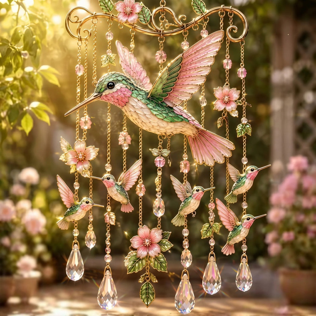 🔥Last Day 49% OFF - 🐦🎐Graceful Hummingbird Wind Chime