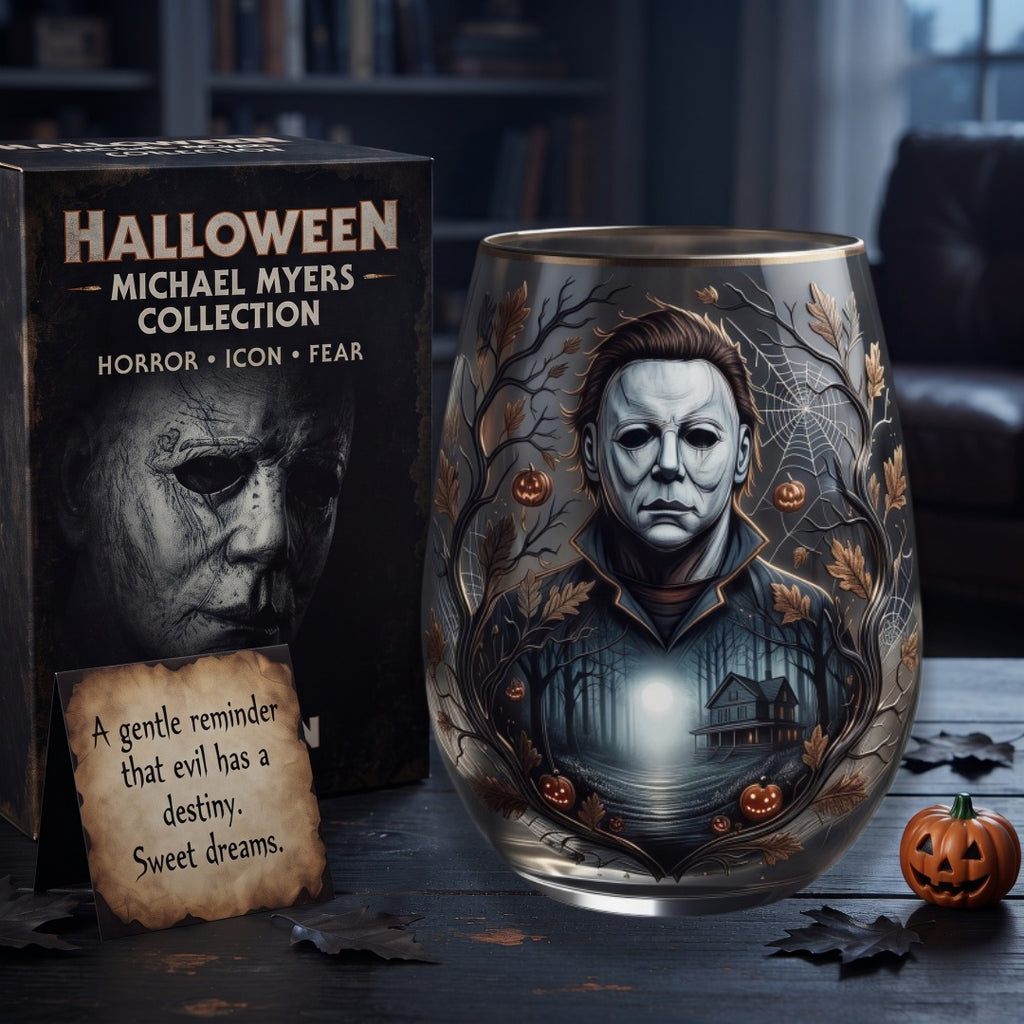 🔪Michael Myers Collectible Glass Cup—Limited Halloween Early Bird Price🎃